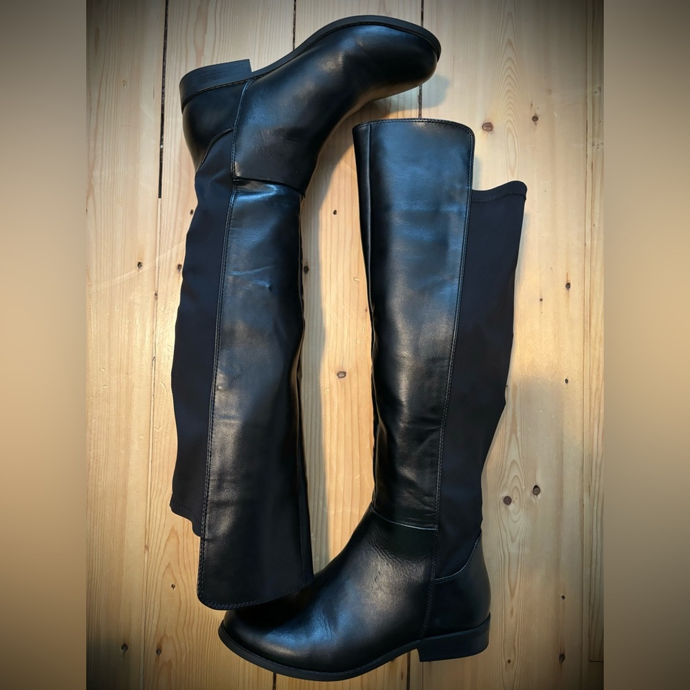 Tall Knee High Black Boots